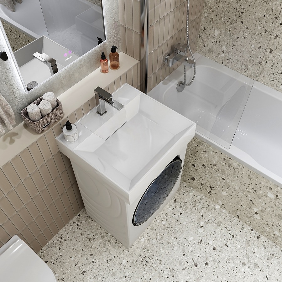 Раковина Grossman LUXOR 60 см 11.R01.60.000 белый глянец 100Kran: Широкий выбор и доступные цены.