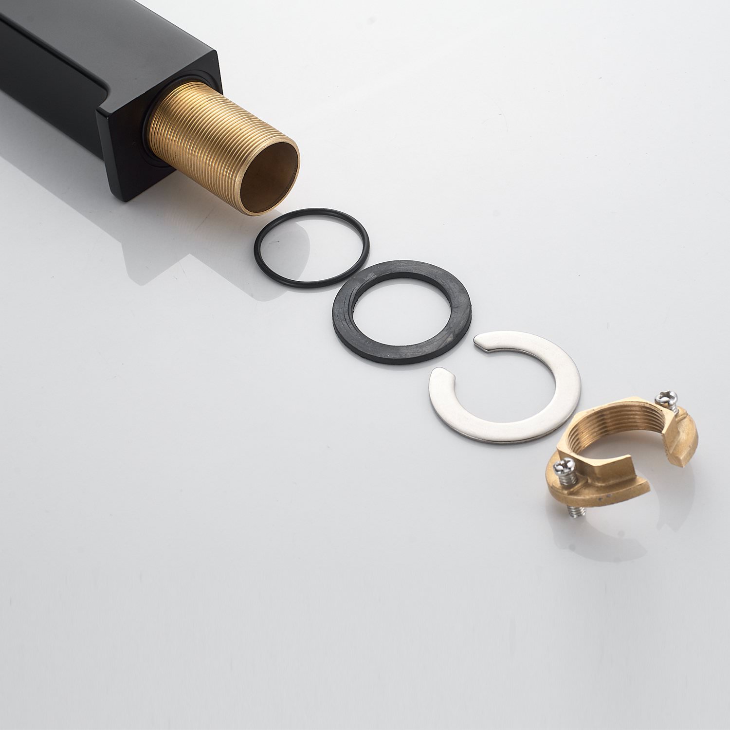 Смеситель для раковины Rose R18H R1811H-1 черный в 100Kran: Широкий выбор и доступные цены.