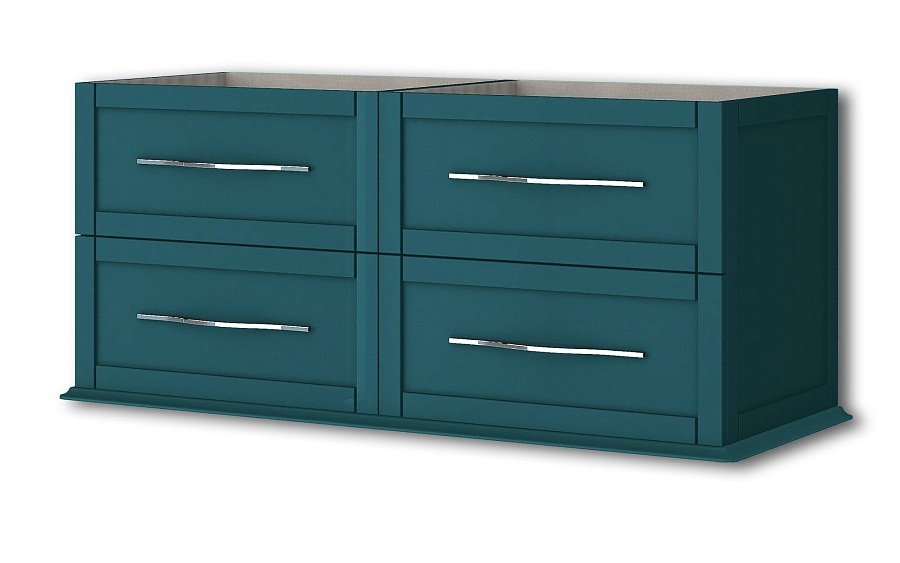 Тумба под раковину подвесная CEZARES 120 см TIFFANY 54956 Blu Petrolio в 100Kran: Широкий выбор и доступные цены.