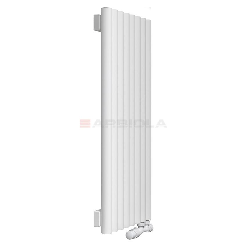 Вертикальный радиатор с нижним подключением Arbiola Iris V 108861 24,2 х 120 см белый матовый ral 9016 от интернет-магазина сантехники 100Kran!