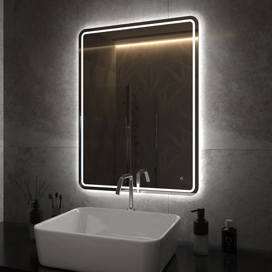 Зеркало с подсветкой Maretti Florenza FL146080P34EL 60x80 см 100Kran: Широкий выбор и доступные цены.