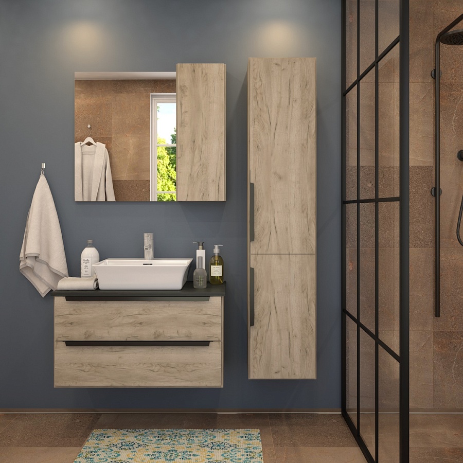 Раковина накладная Maretti Sofia SF13NS80-844 48,5 см белая в 100Kran: Широкий выбор и доступные цены.