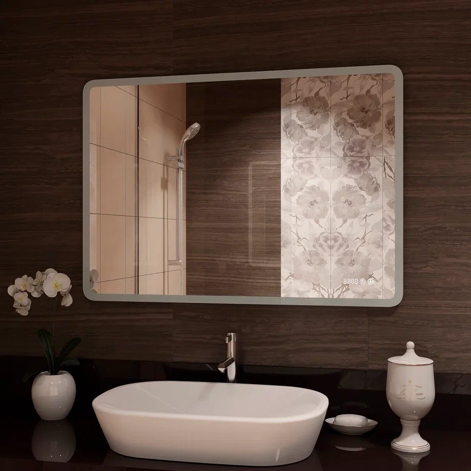 Зеркало с подсветкой "Demure luxe" 1000x700 100Kran: Широкий выбор и доступные цены.