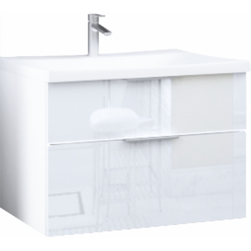 Тумба с раковиной Marka One Idalgo 75П 2в.я. Pure White  У72777 в 100Kran: Широкий выбор и доступные цены.