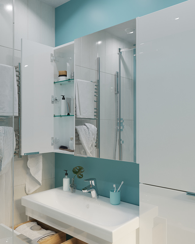 Зеркальный шкаф 1Marka  Gaula 80 2д.White У92513 белый создать уют и комфорт, это просто!