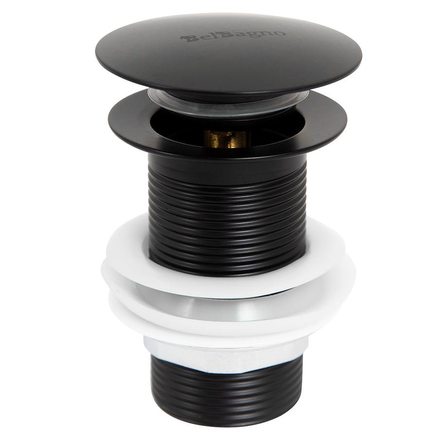 Донный клапан BelBagno BB-SC-NERO черный матовый в 100Kran: Широкий выбор и доступные цены.