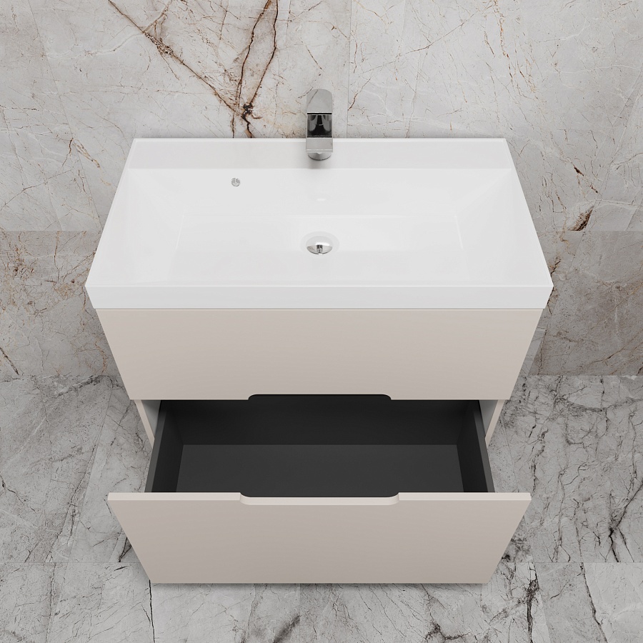 Тумба напольная Style Line Матис 80 см ЛС-00002437 крем в 100Kran: Широкий выбор и доступные цены.