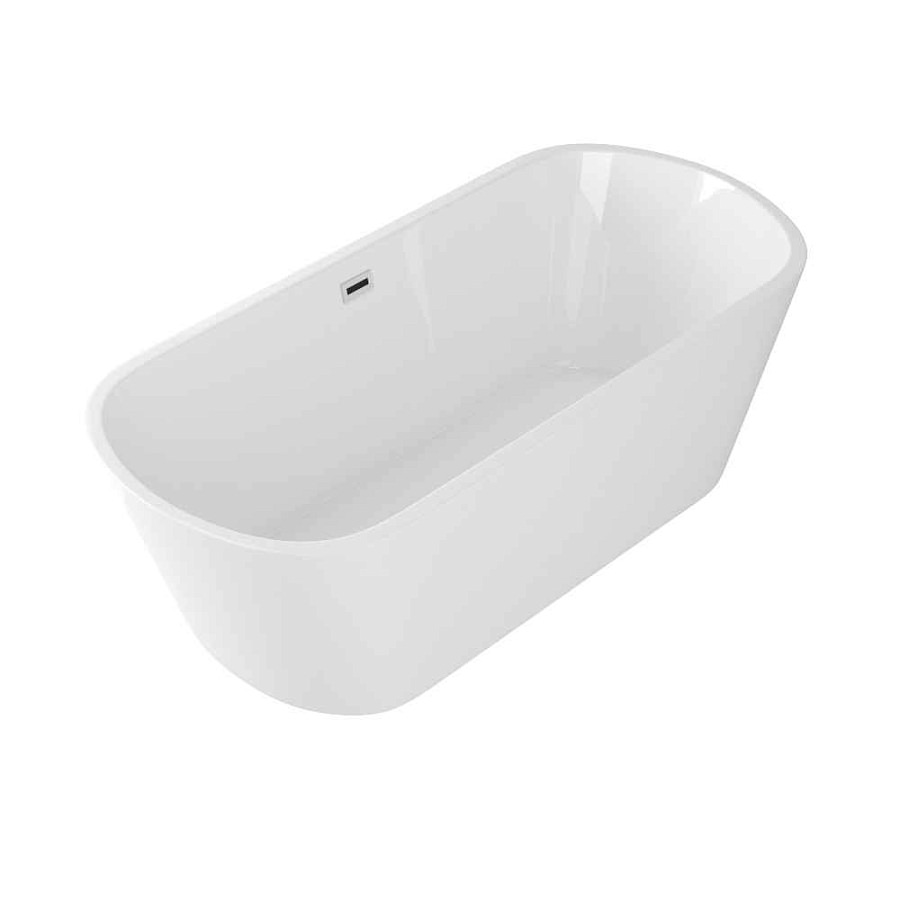 Ванна отдельностоящая Grossman Forta GR-1502 180х80х58 см белый в 100Kran: Широкий выбор и доступные цены.