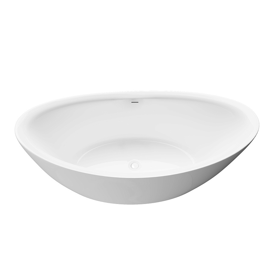 Ванна отдельностоящая Grossman Galaxy GR-1402 180х85х65 см белый в 100Kran: Широкий выбор и доступные цены.