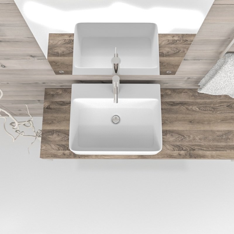 Раковина накладная ESBANO 52 см ESRNCIRC52W CIRCON-52 (white) белый в 100Kran: Широкий выбор и доступные цены.