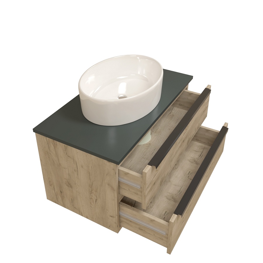 Раковина накладная Maretti Eleganza EN13NS82-844 50 см белая в 100Kran: Широкий выбор и доступные цены.