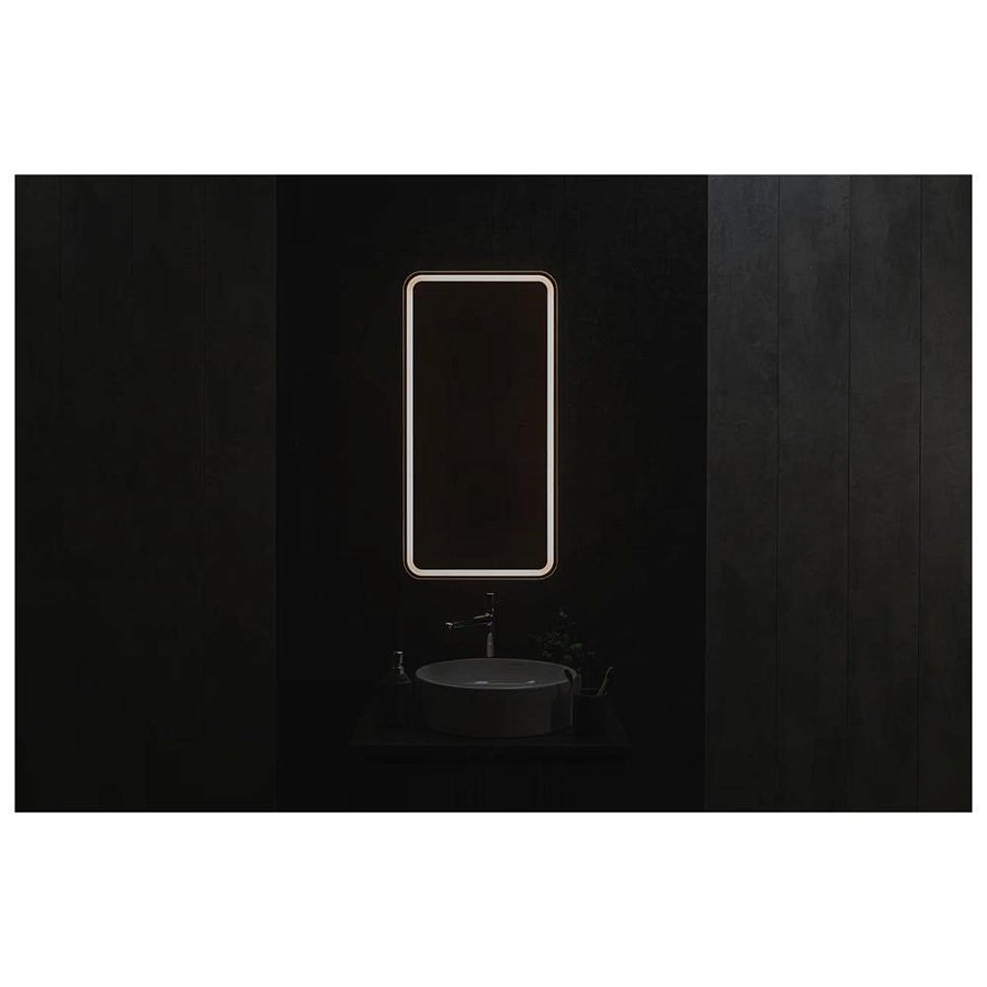 Зеркальный шкаф с подсветкой Silver Mirrors Фиджи Flip 40 х 80 см  LED-00003049 ИК бесконтактный сенсор создать уют и комфорт, это просто!
