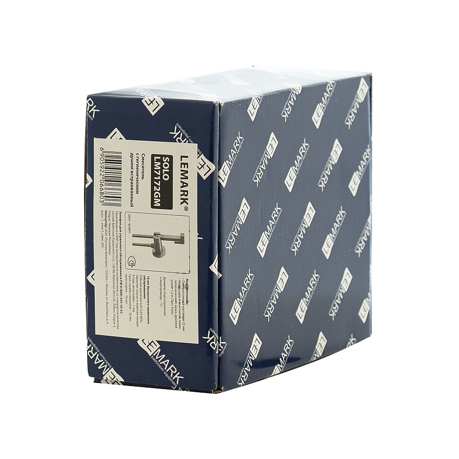 Гигиенический душ встраиваемый Lemark Solo LM7172GM графит в 100Kran: Широкий выбор и доступные цены.