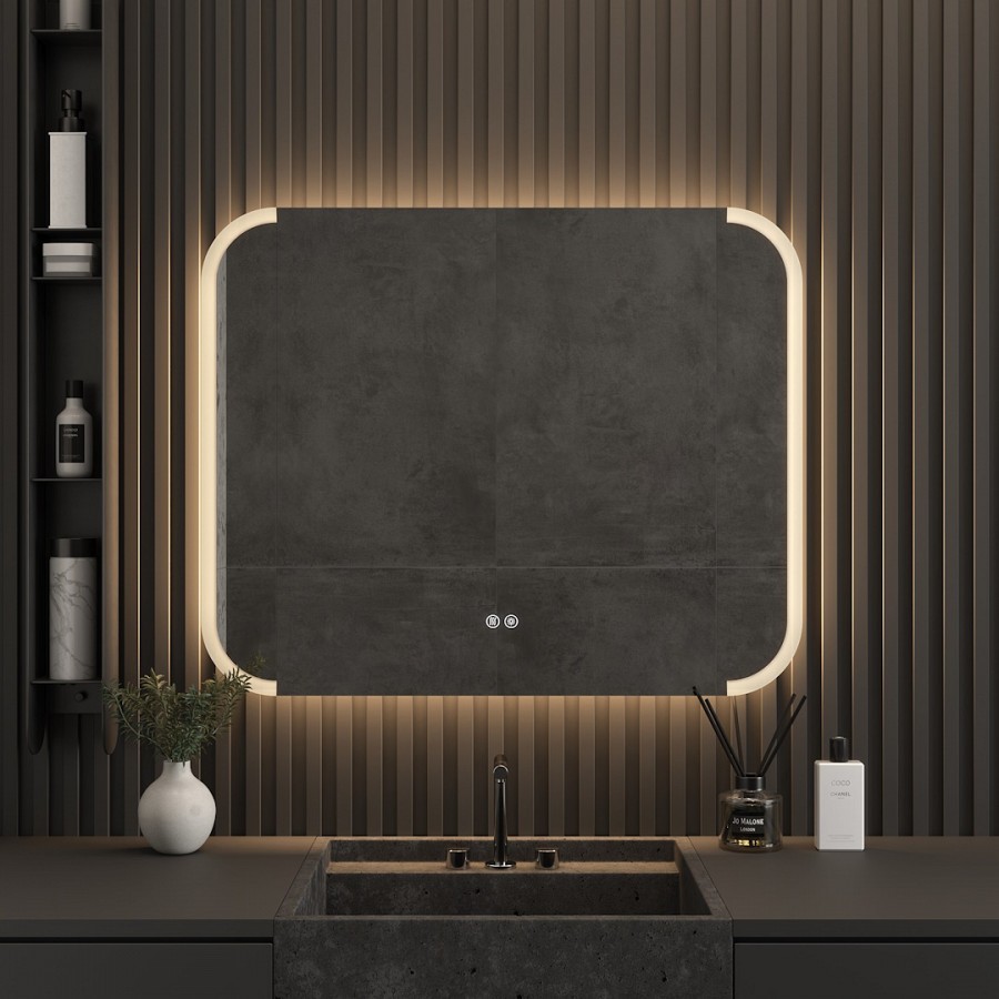 Зеркало с подсветкой Maretti Florenza FL148065P14EL 80x65 см 100Kran: Широкий выбор и доступные цены.