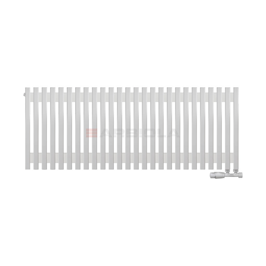 Вертикальный радиатор с нижним подключением Arbiola Compact V 102059 128 х 60 см белый матовый ral 9016 от интернет-магазина сантехники 100Kran!