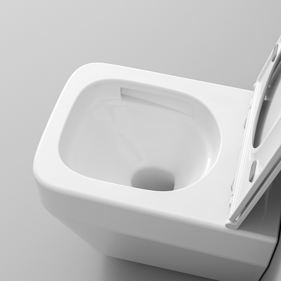 Унитаз подвесной Grossman GR-4410SQ безободковый смыв торнадо белый в 100Kran: Широкий выбор и доступные цены.