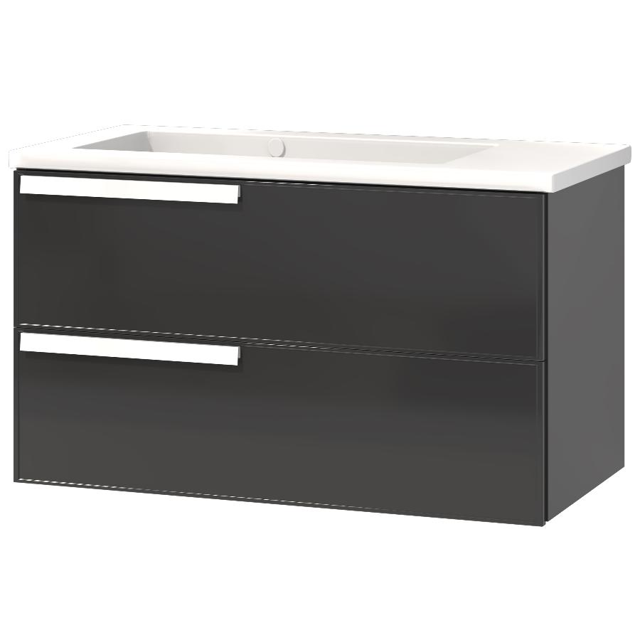 Тумба подвесная с раковиной Maxonor Pure Life SALON AMETHYST 98 см PL-MC01-98-GY боро серый в 100Kran: Широкий выбор и доступные цены.