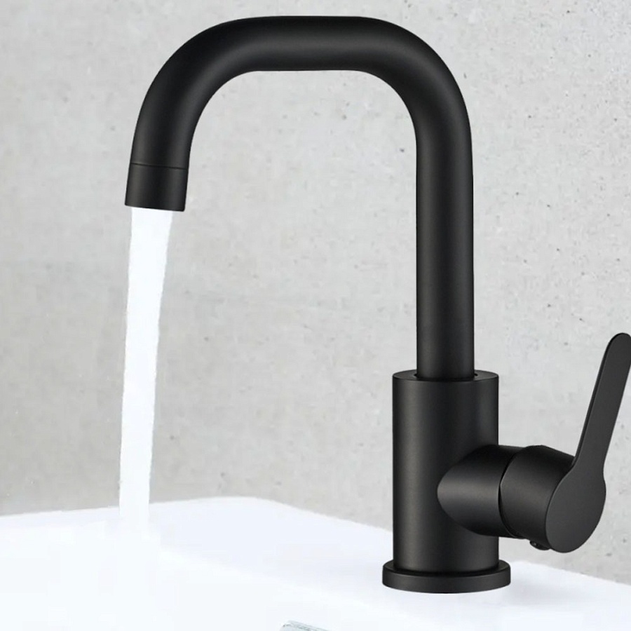 Смеситель для раковины Maretti Project Black PB32RP56 черный в 100Kran: Широкий выбор и доступные цены.