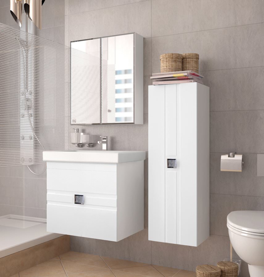 Зеркальный шкаф Style Line Амарант 60  белый ЛС-00000351 создать уют и комфорт, это просто!