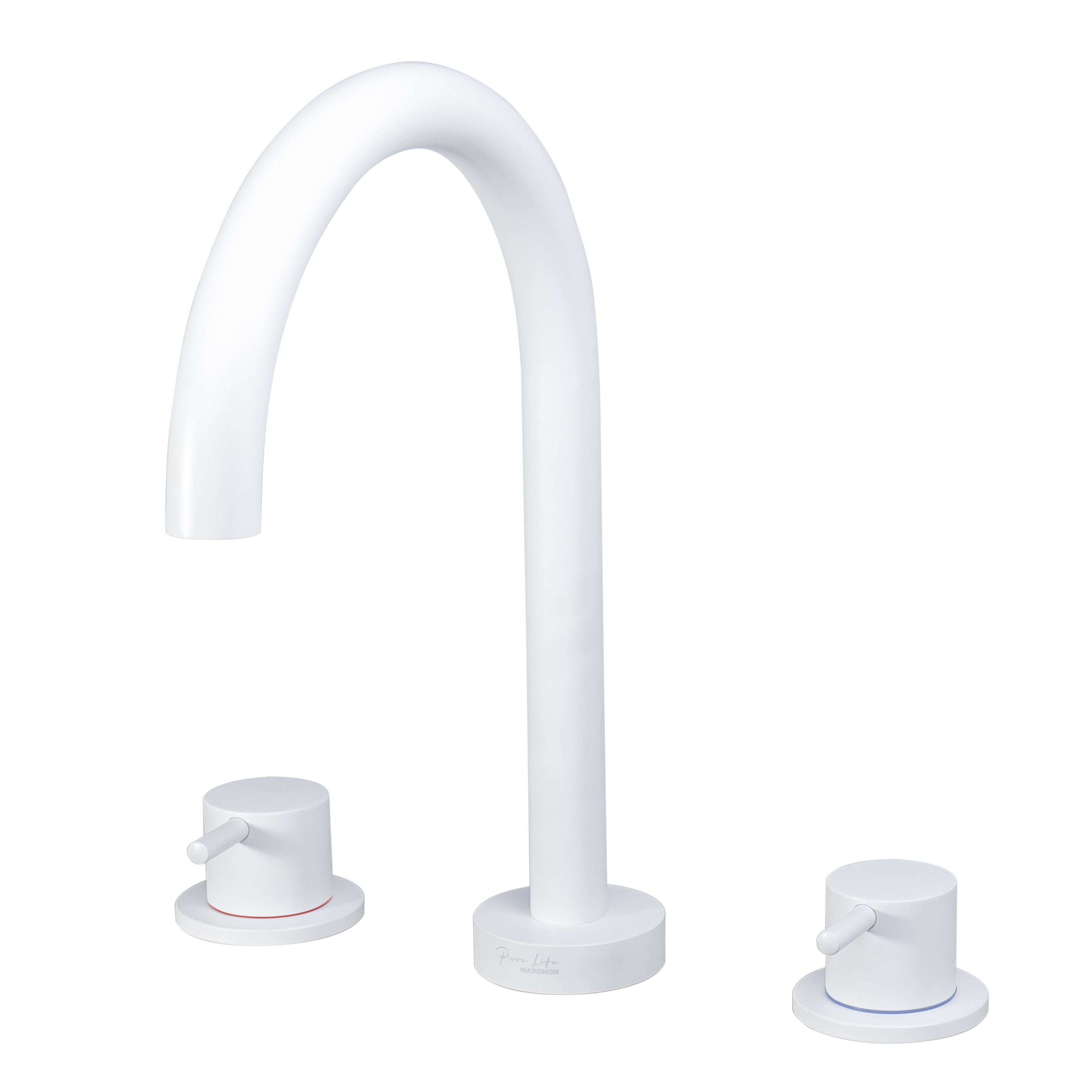 Смеситель для раковины Maxonor PURE LIFE PL1387-8 белый матовый в 100Kran: Широкий выбор и доступные цены.