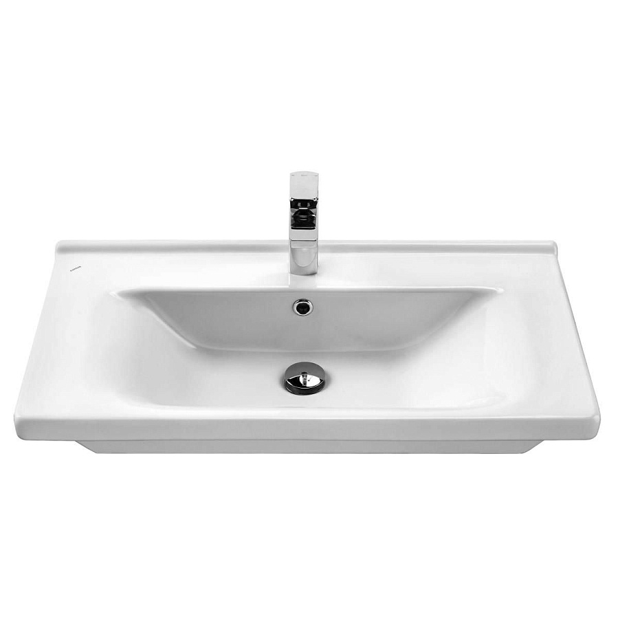 Раковина мебельная Santek Миранда 80 1WH302251 белая в 100Kran: Широкий выбор и доступные цены.