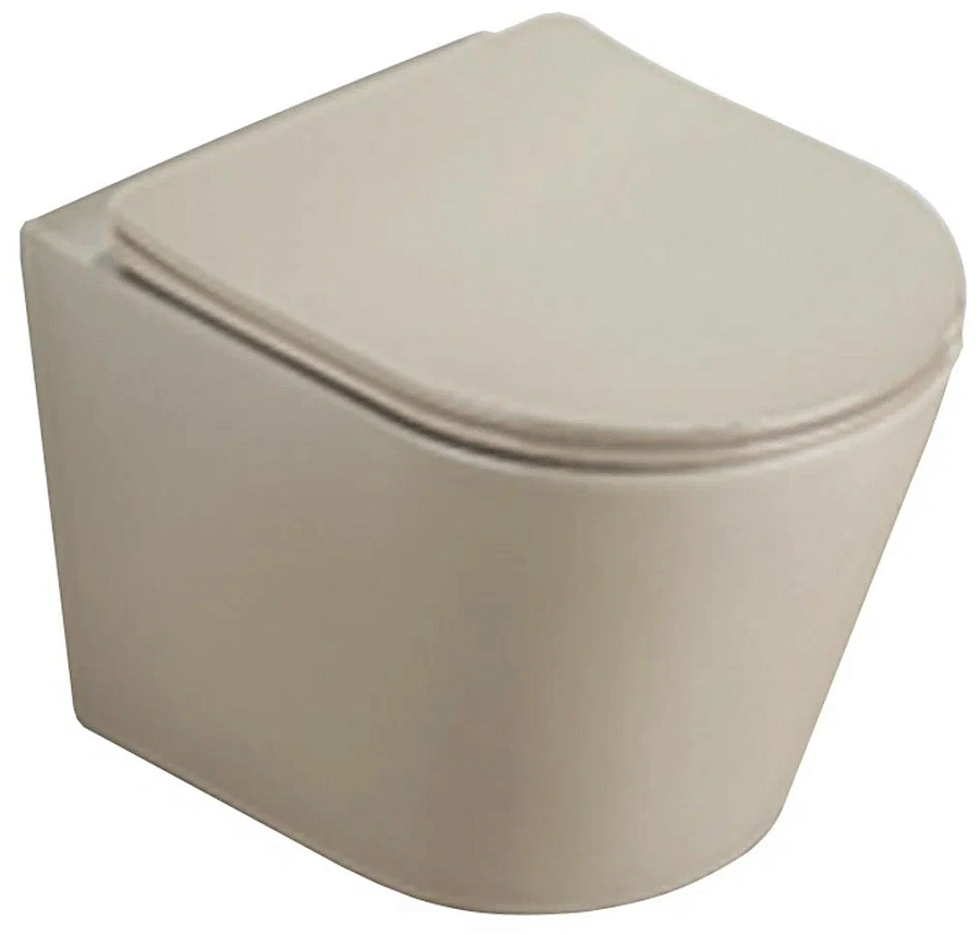 Унитаз подвесной CeramaLux B2330-4MC капучино матовый в 100Kran: Широкий выбор и доступные цены.