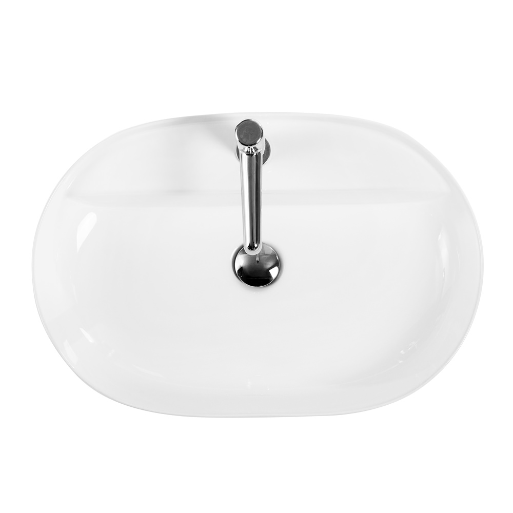 Накладная раковина BelBagno BB1346 61,5  см белая глянцевая в 100Kran: Широкий выбор и доступные цены.
