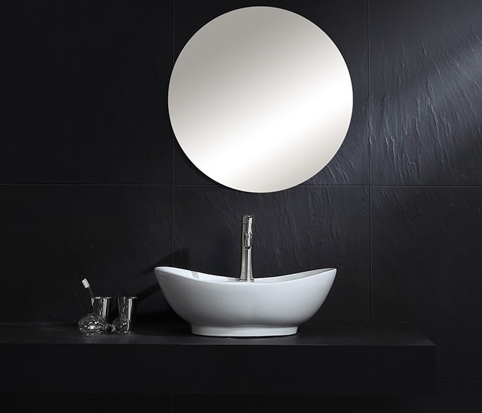 Раковина накладная  CeramaLux 9018 59,5 см белая в 100Kran: Широкий выбор и доступные цены.