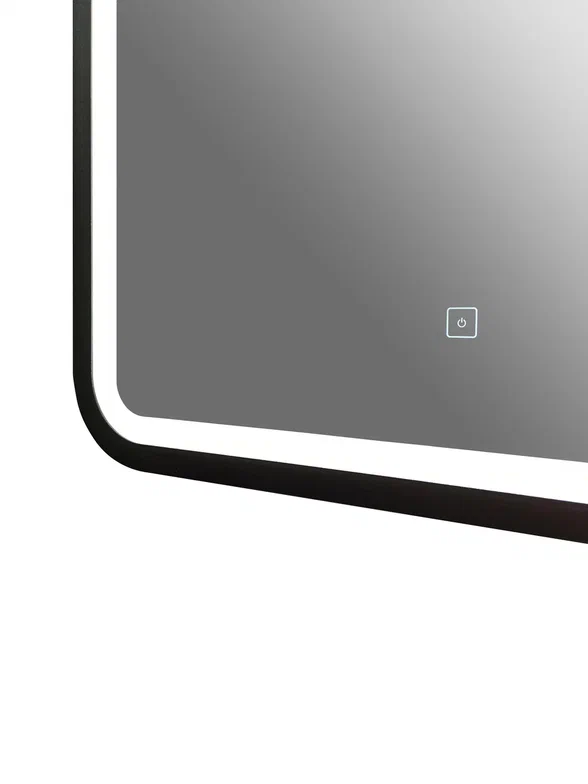 Зеркало с подсветкой "Enjoy Black Led" 600х800 см ЗЛП1100 100Kran: Широкий выбор и доступные цены.