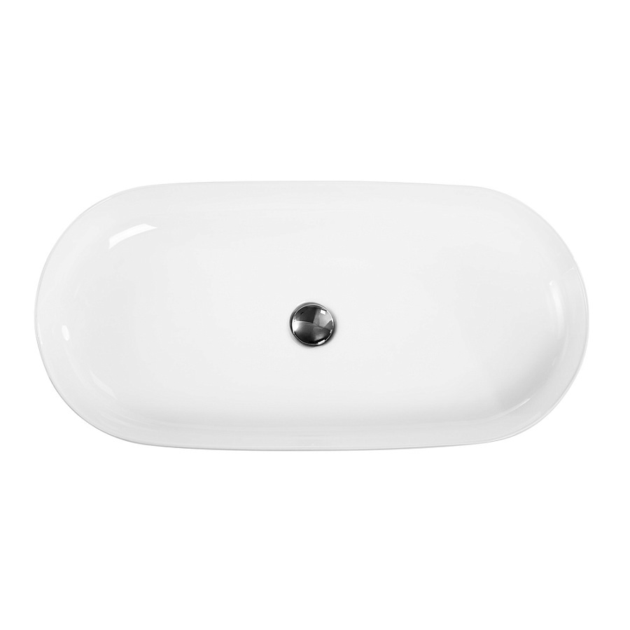 Накладная раковина BelBagno BB1349 40,5  см белая глянцевая в 100Kran: Широкий выбор и доступные цены.