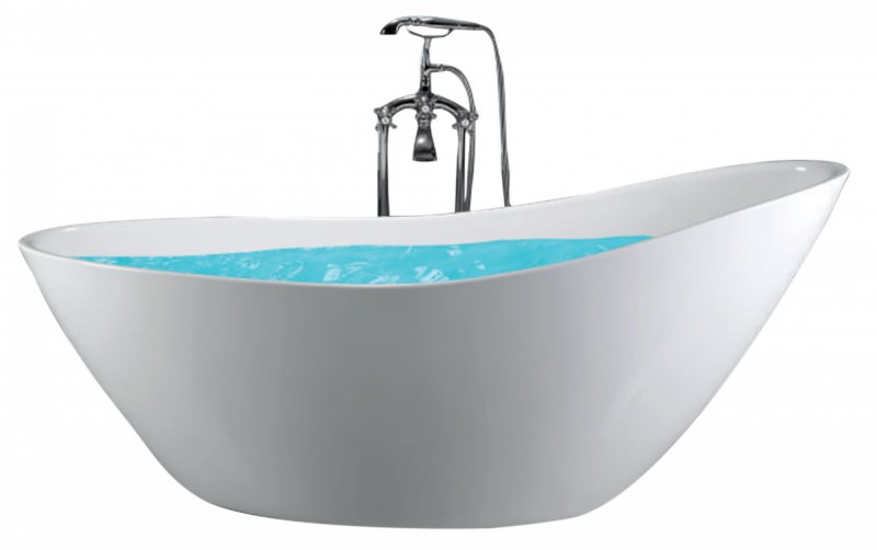 Ванна отдельностоящая акриловая ESBANO London white ESVALONDW 180x80 белая в 100Kran: Широкий выбор и доступные цены.