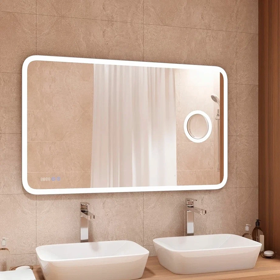 Зеркало с подсветкой "Bliss LED" 1200x800 ЗЛП546 100Kran: Широкий выбор и доступные цены.