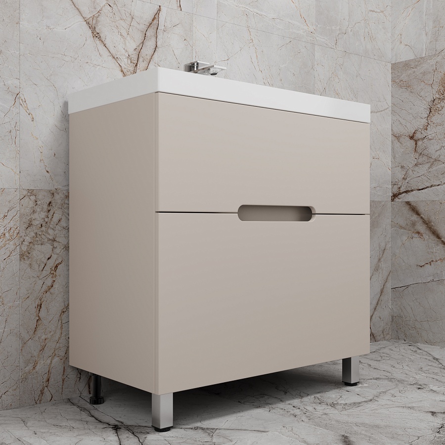 Тумба напольная Style Line Матис 80 см ЛС-00002437 крем в 100Kran: Широкий выбор и доступные цены.