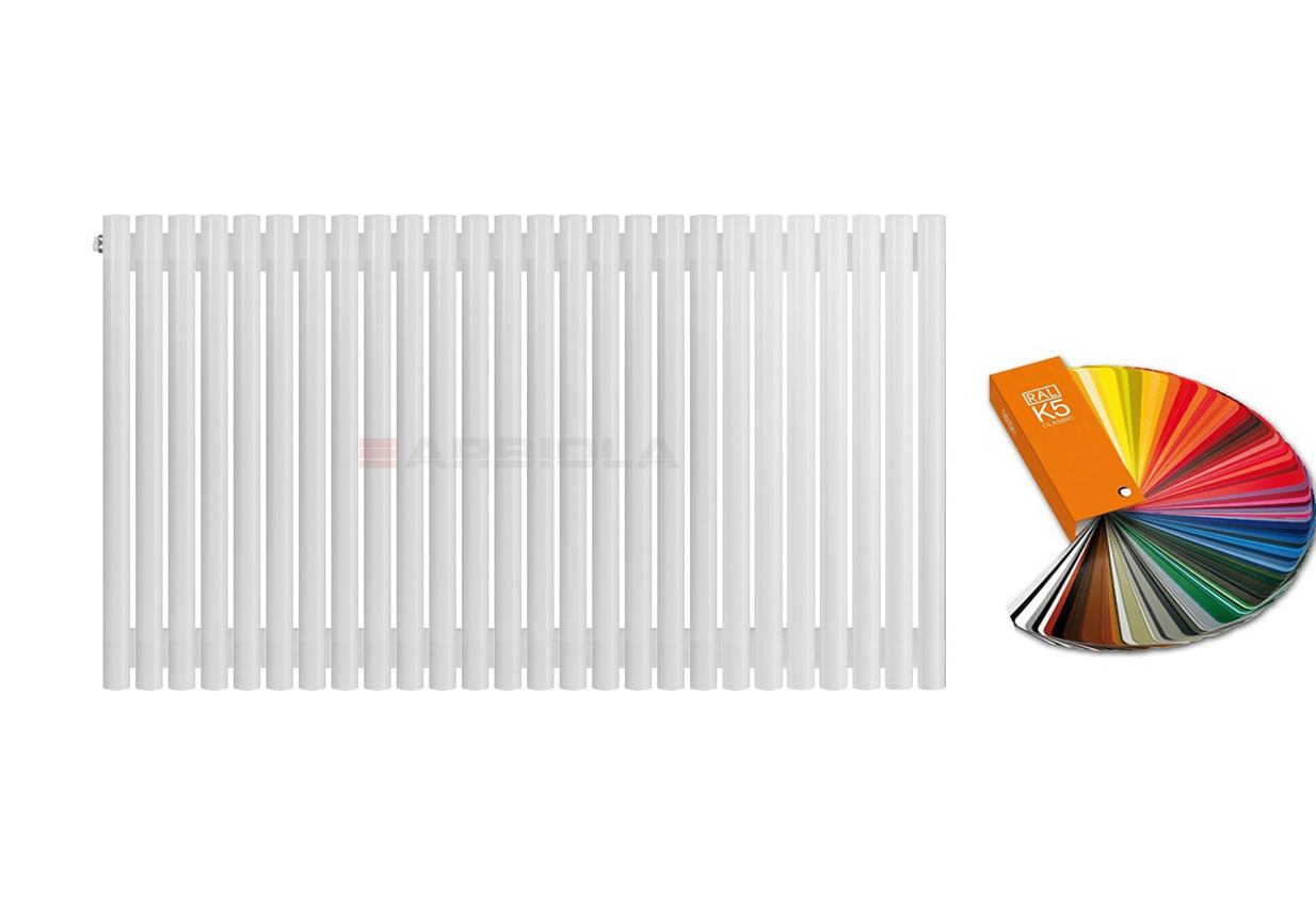 Вертикальный радиатор с нижним подключением Arbiola Iris V 108779 129,2 х 75 см ral classic от интернет-магазина сантехники 100Kran!