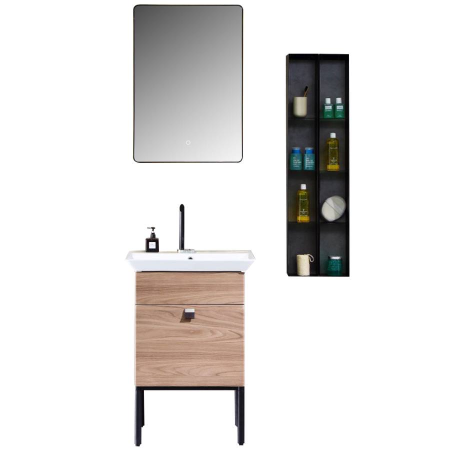 Тумба напольная с раковиной Maxonor Pure Life SALON ART 50 см PL-MC13-51-BN орех светлый в 100Kran: Широкий выбор и доступные цены.