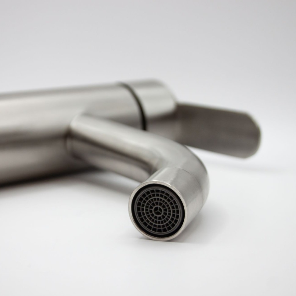 Смеситель для раковины Fmark FS8201 сатин в 100Kran: Широкий выбор и доступные цены.