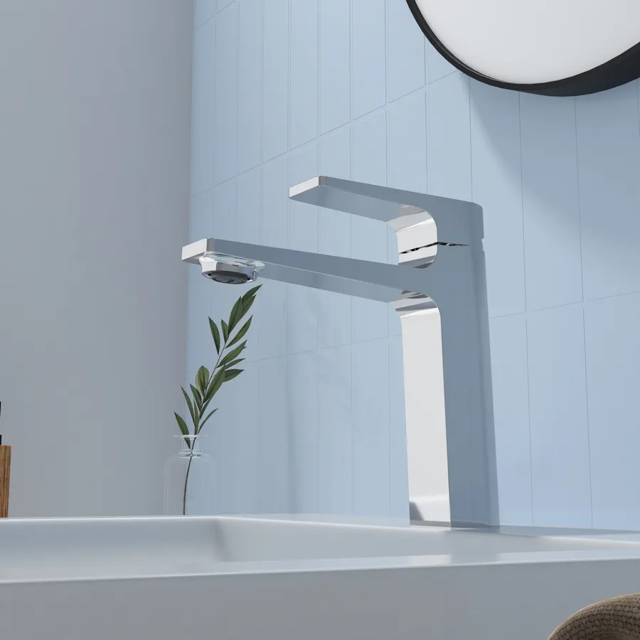 Смеситель для раковины FAUCET DREISER RH-G3001-CP хром в 100Kran: Широкий выбор и доступные цены.