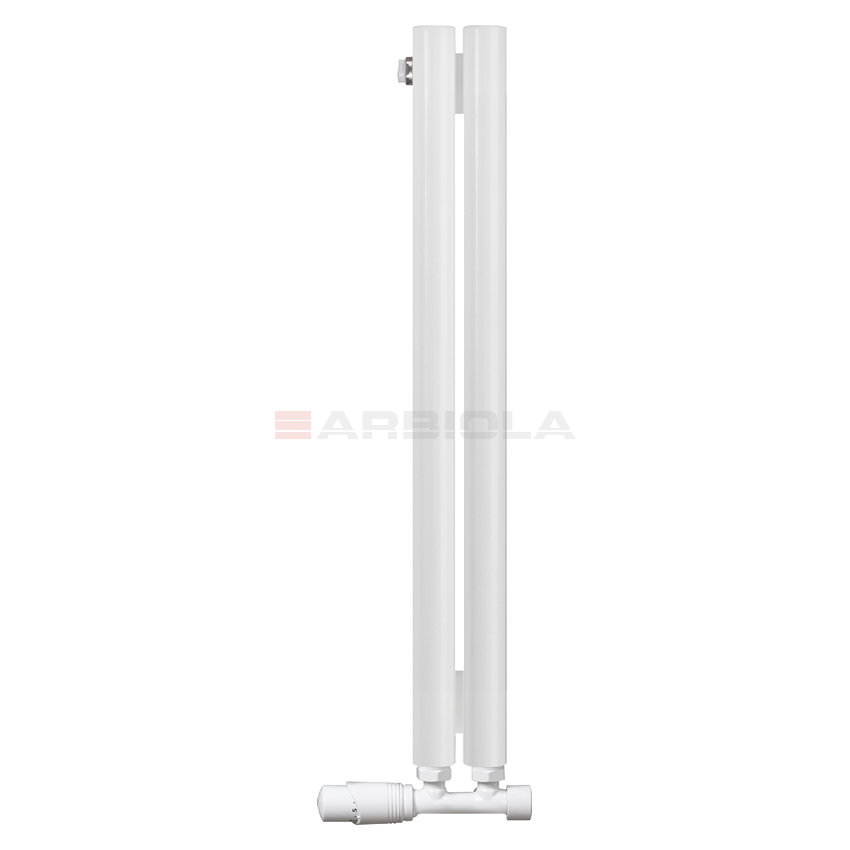 Вертикальный радиатор с нижним подключением Arbiola Iris V 108603 9,2 х 70 см белый матовый ral 9016 от интернет-магазина сантехники 100Kran!