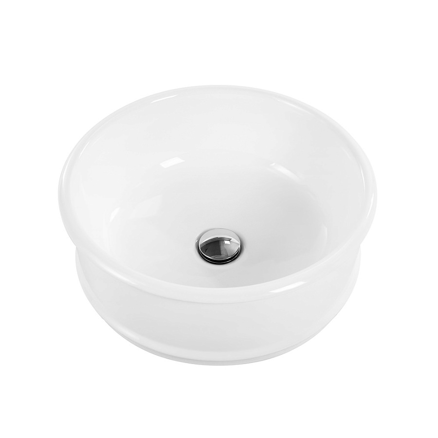 Накладная раковина BelBagno BB1383 45,5  см белая глянцевая в 100Kran: Широкий выбор и доступные цены.