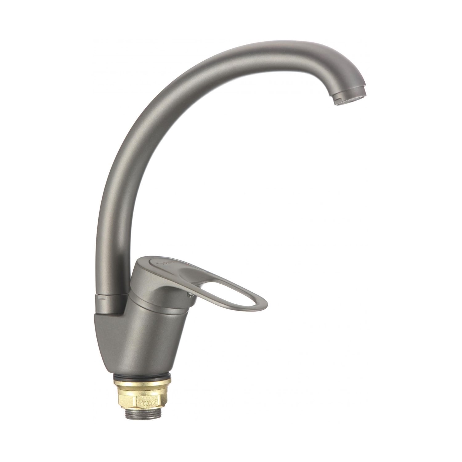 Смеситель для кухни Fmark FM4104Q графит в 100Kran: Широкий выбор и доступные цены.