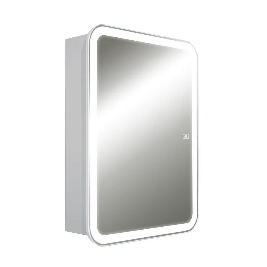 Зеркальный шкаф с подсветкой Silver Mirrors Фиджи - 2 Flip 60 х 80 см LED-00002679 подогрев, сенсорный выключатель создать уют и комфорт, это просто!