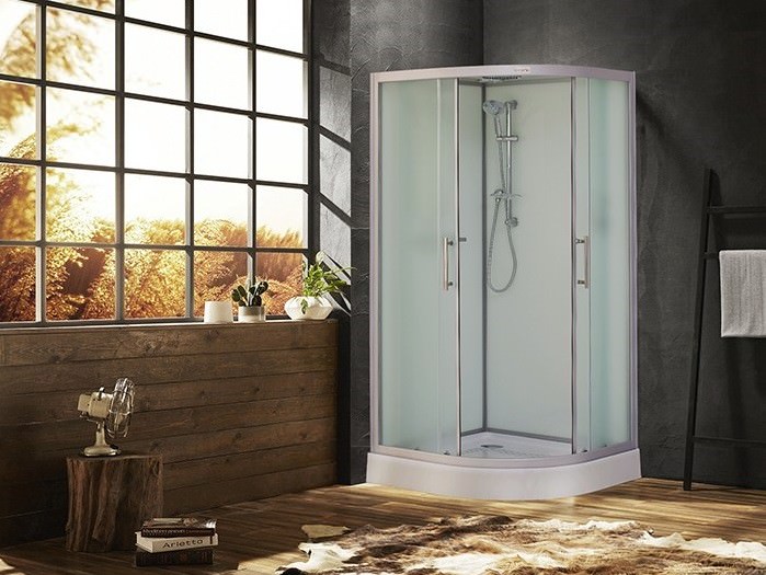 Душевая кабина ESBANO ELEGANCIA EST-110CR ESKB110CR 110x110 белая в 100Kran: Широкий выбор и доступные цены.