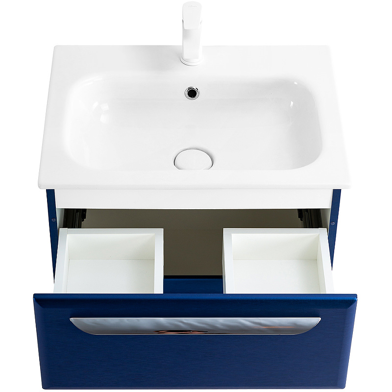 Тумба с раковиной подвесная CEZARES 60 см ECO-CER-600-2C-SO-SPF-P Sapfiro в 100Kran: Широкий выбор и доступные цены.