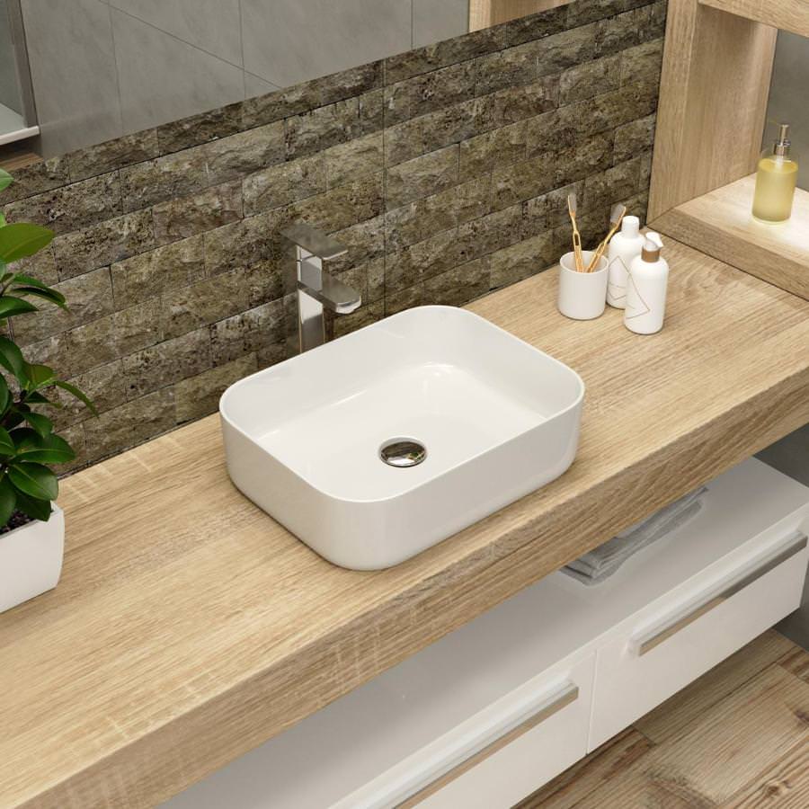 Раковина накладная 50 см Point Меркурий PN43832 белый в 100Kran: Широкий выбор и доступные цены.