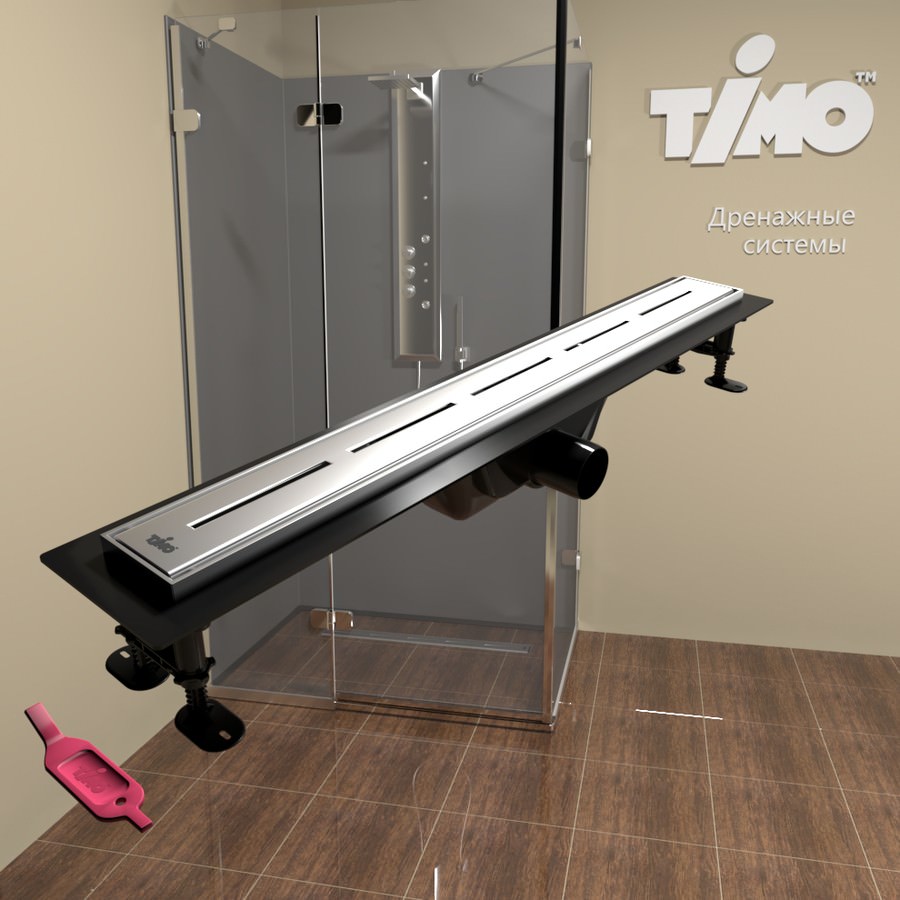 Душевой лоток TIMO Super Plast SP10800-SG10800 сатин в 100Kran: Широкий выбор и доступные цены.