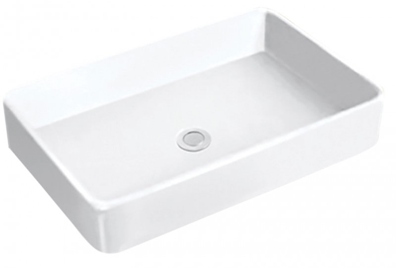 Раковина накладная ESBANO 61,5 см ESRNIRIO IRIOS (white) белый в 100Kran: Широкий выбор и доступные цены.