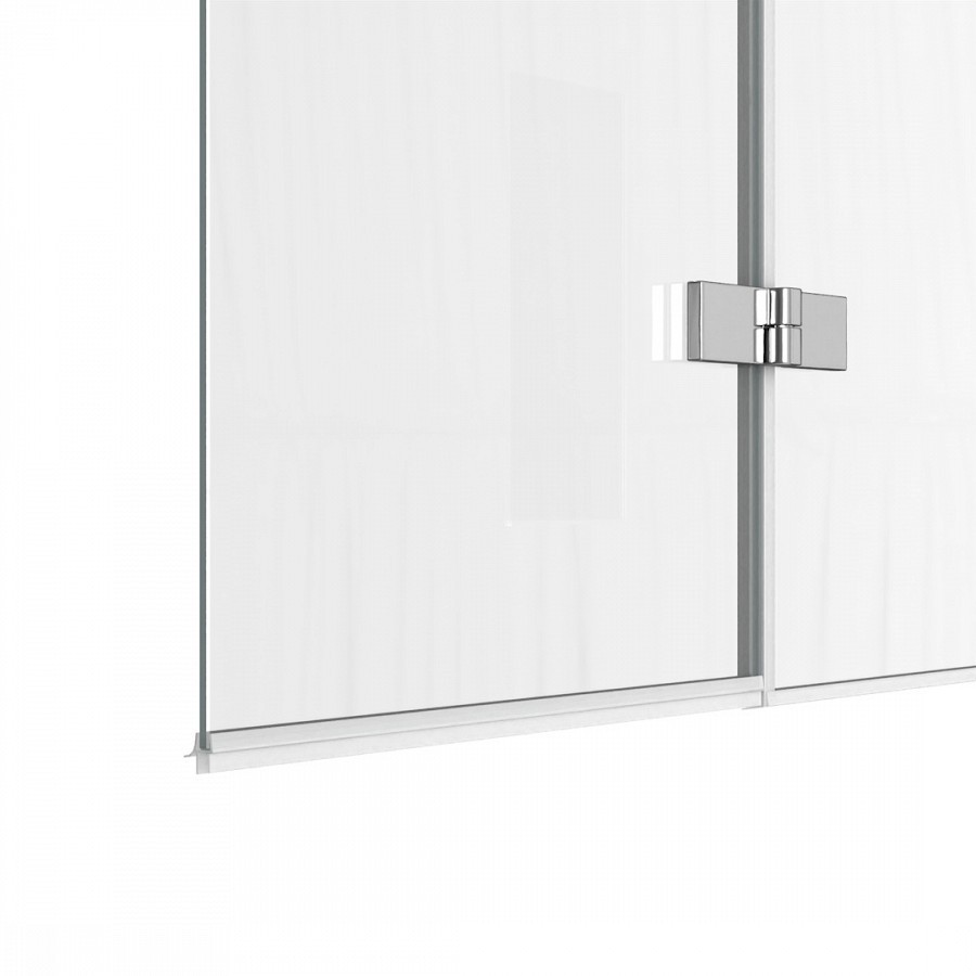 Шторка на ванну распашная Maretti Valentina VA41R8014097-015 80x140 см хром стекло прозрачное в 100Kran: Широкий выбор и доступные цены.