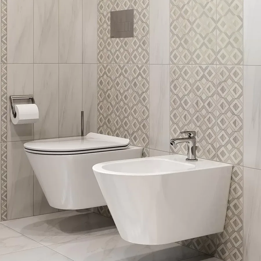 Биде подвесное Kerama Marazzi PLAZA PLM.bidet.02 белое в 100Kran: Широкий выбор и доступные цены.