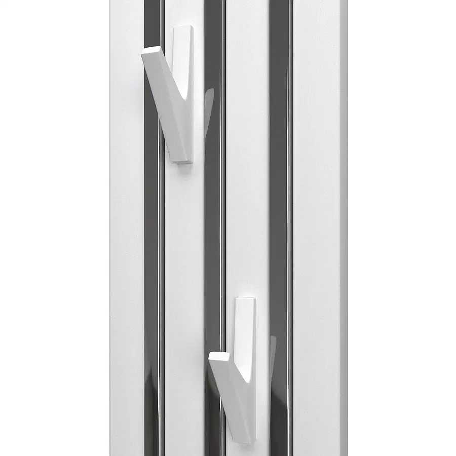 Полотенцесушитель электрический Point Пиано PN19722WC 15x120 диммер слева белый хром в 100Kran: Широкий выбор и доступные цены.