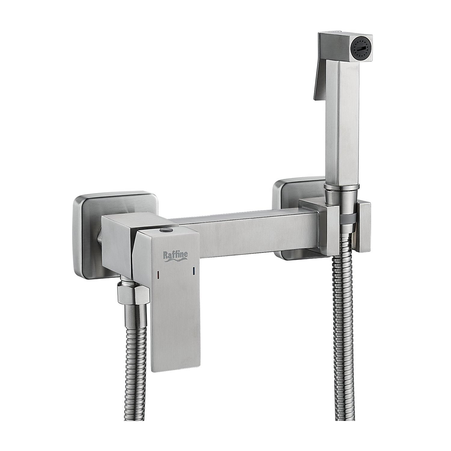Гигиенический душ со смесителем Raffine F237L сатин в 100Kran: Широкий выбор и доступные цены.